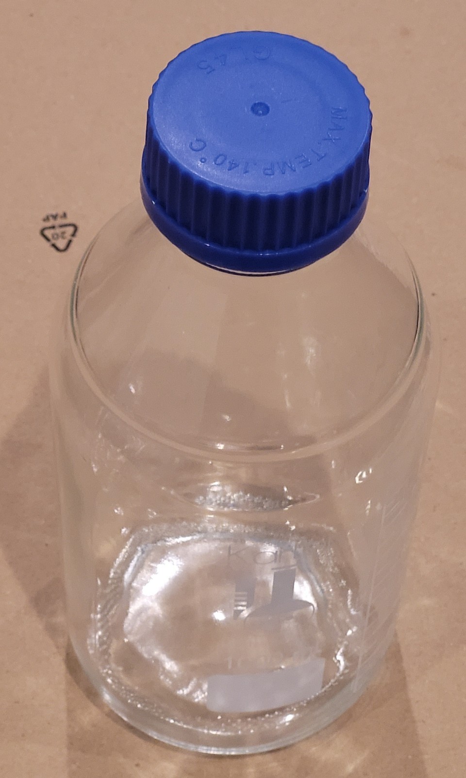 1000ml Erlenmeyer Flask, 3.3 Borosilicate Glass, Karter Scientific (Single)
