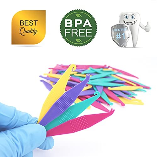 20 Pack Braces Rubber Band Tool Dental 20 Count (Pack of 1), multi-colored