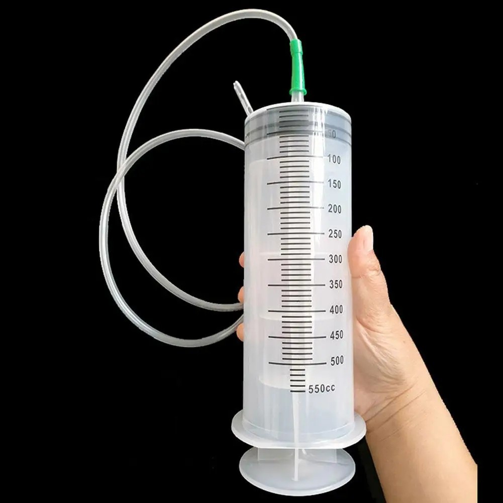 100ml/300ml Large Capacity Syringe Reusable Pump Measuring With 1m Tube Feeding