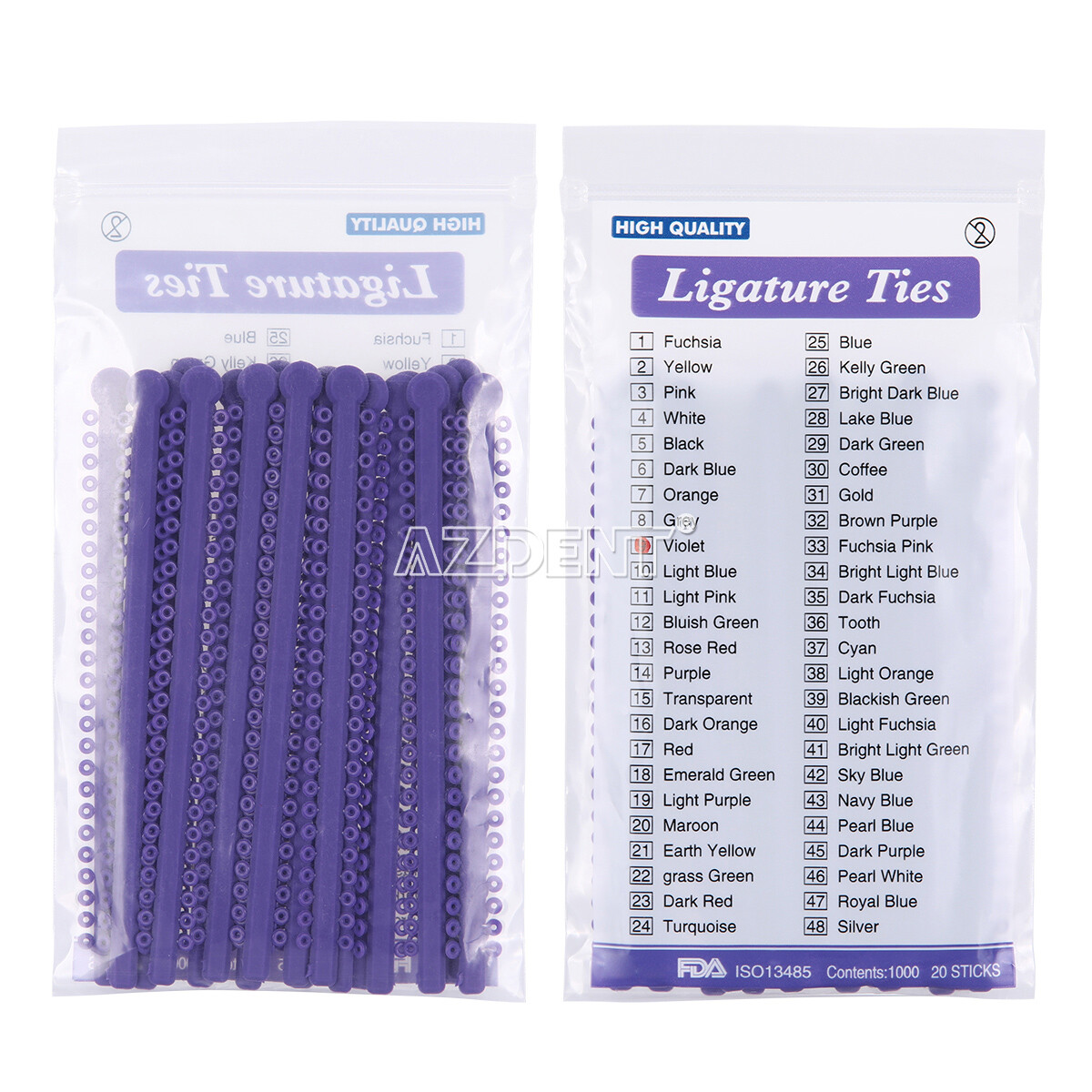 1000ties/kit Dental Orthodontic Ligature Ties For Dental Orthodontics treatment