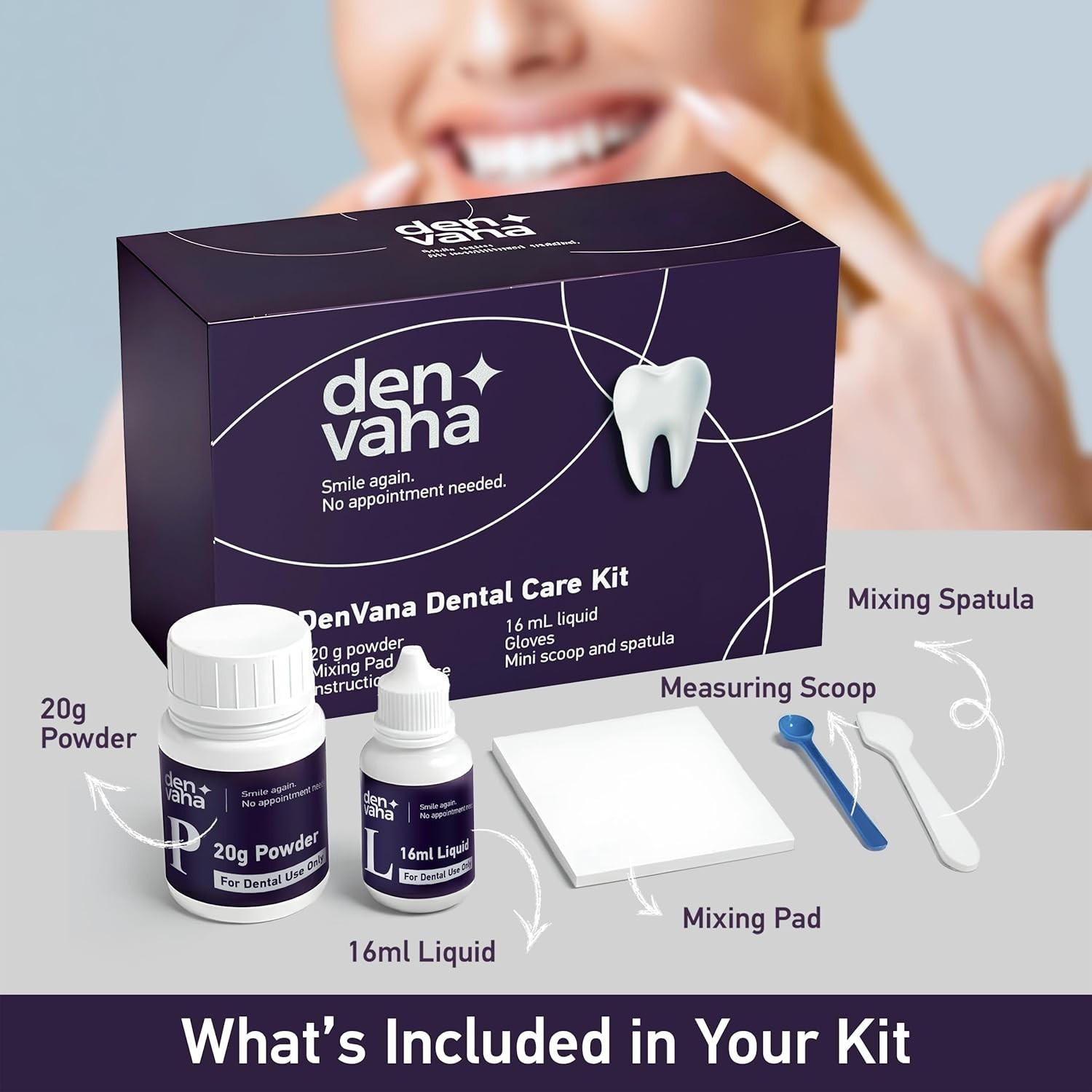 Dental Cement Kit – Zinc Oxide Eugenol Temporary Filling & Crown Repair | Too…