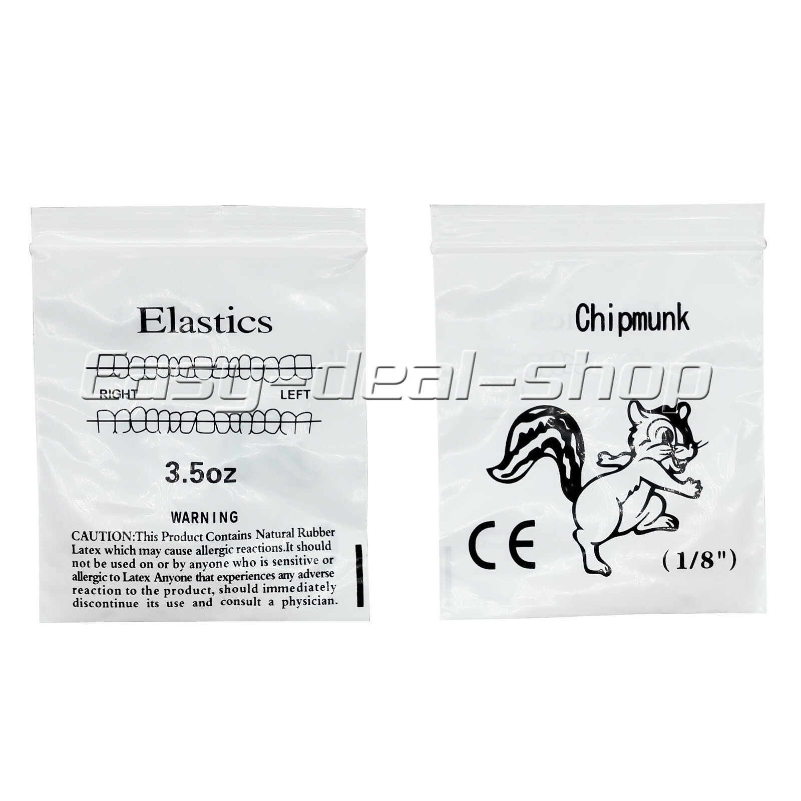 100Pcs Dental Orthodontic Elastics Braces Rubber Bands 2.5/3.5/4.5/6.5 OZ