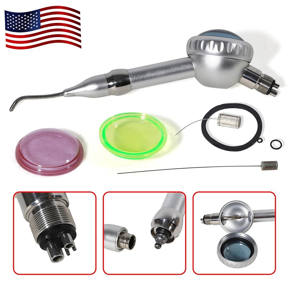 2/4 Holes 135ºC Dental Air Flow Teeth Polisher Handpiece Hygiene Prophy Jet