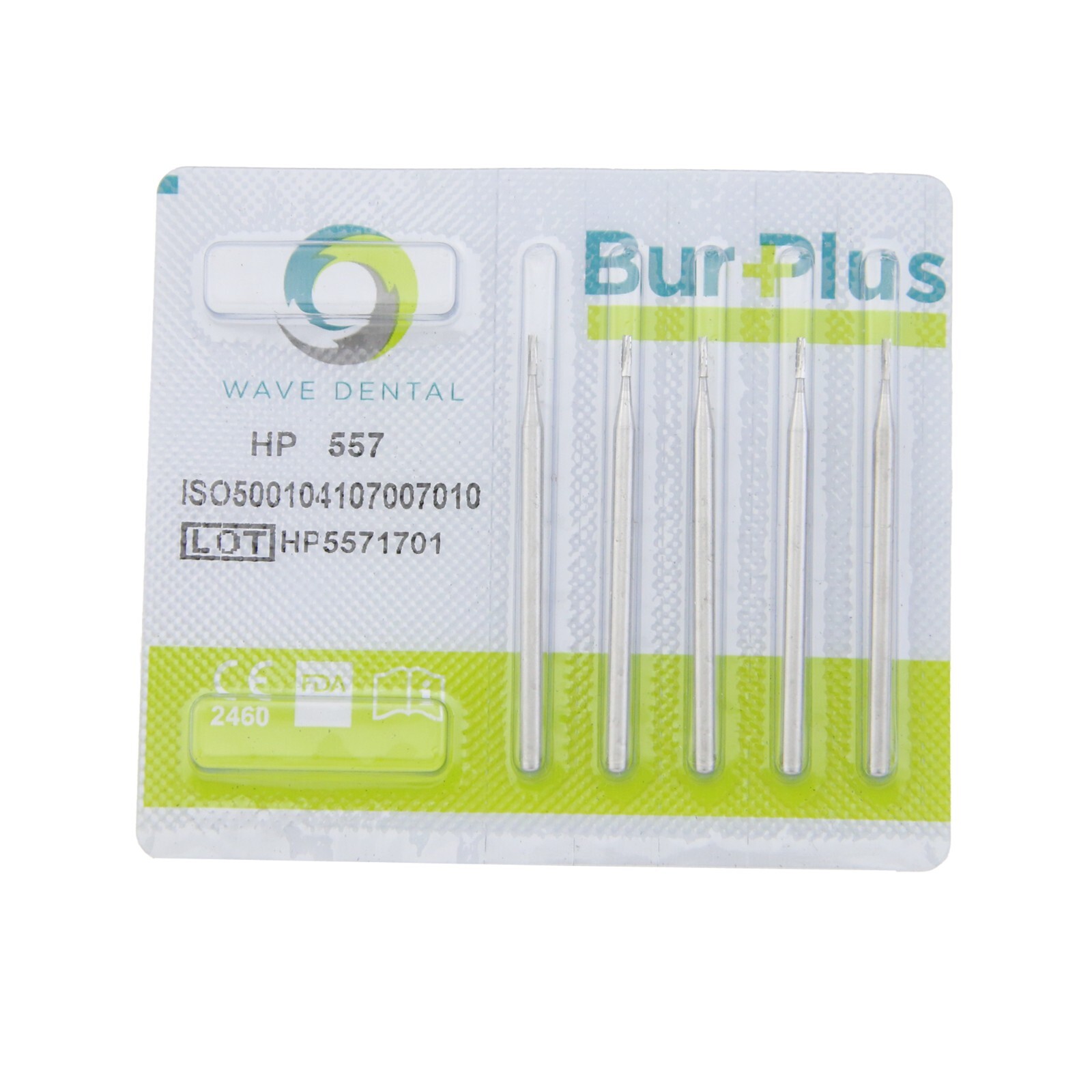 Wave Dental Surgical Straight Handpiece Bur HP Shank 44.5mm Round Taper Fissure