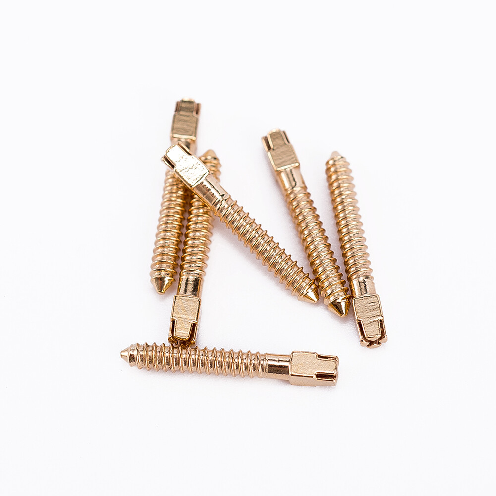 240pcs/kit Dental Screw Post Completed Kit Silver/Gold Plated Endo Conical Pins