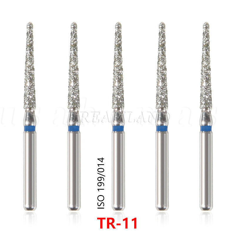 5pc/pack Dental FG Diamond Burs for High Speed Handpiece Friction Grip 1.6MM Bur