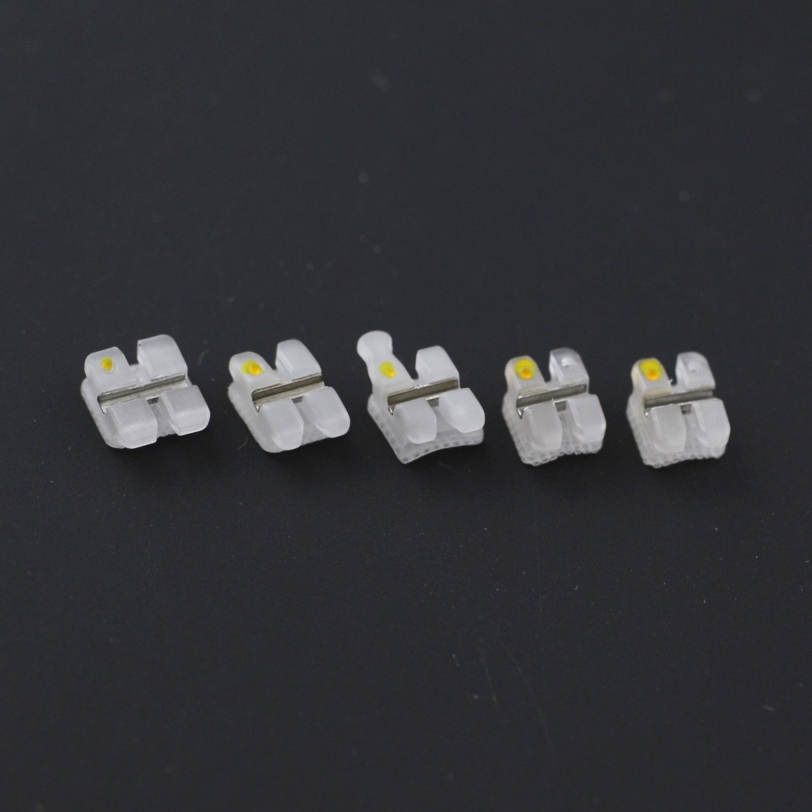 Orthodontic Roth 018/022 Metal Slot Ceramic Bracket 5-5 3M Clarity Aesthetic