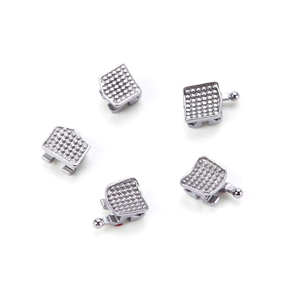 10X Dental Orthodontic Metal Brackets Braces MIM Mini Roth.018 Hooks 345 USA