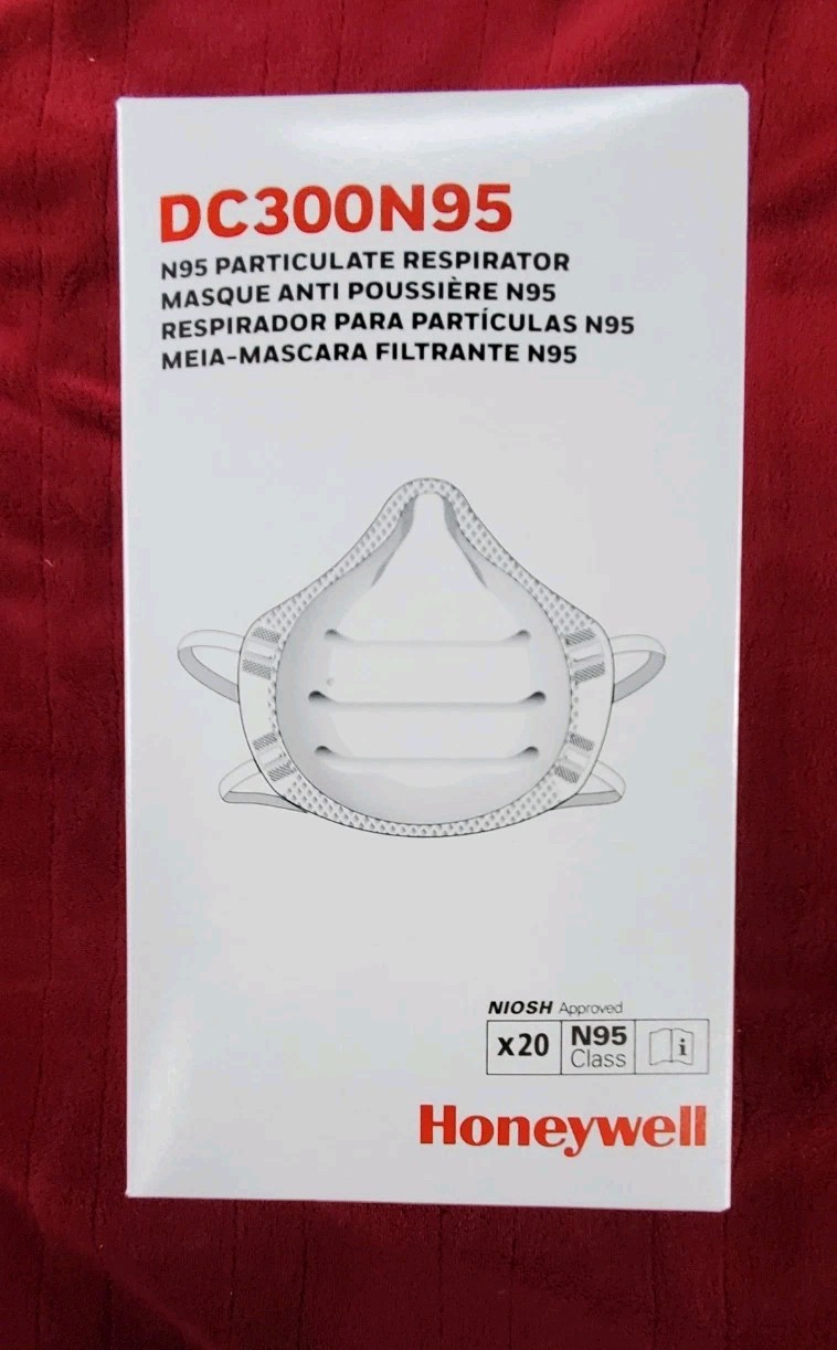 200 Count Honeywell 95N Masks Disposable Particulate Respirators DC300N95 NIB