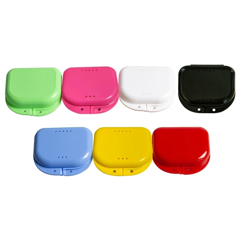 Dental Retainer Case Storage Mouth Guard Box Containers for Invisalign Teeth