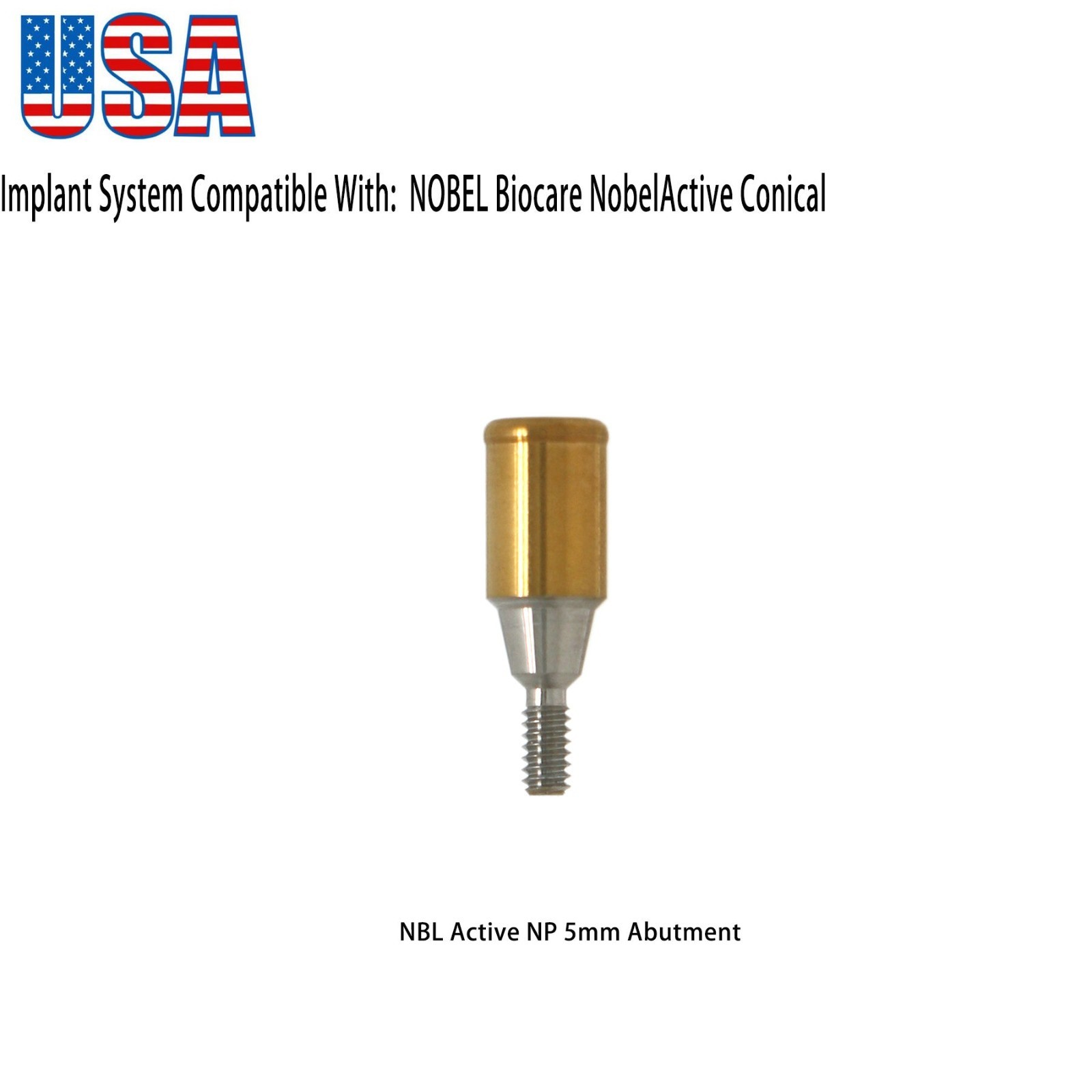 Dental Locator Abutments Anchor fit Nobel Active Conical Connection NP RP 1–5mm