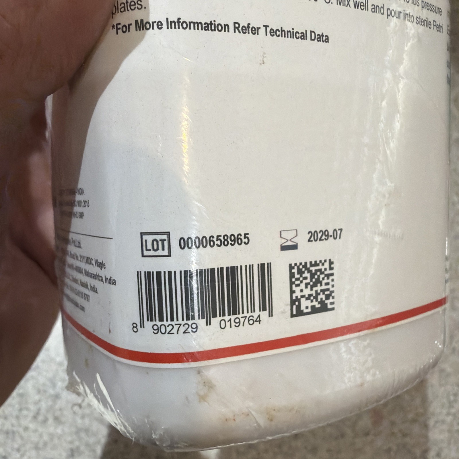 HiMedia Luria Bertani Agar Miller 500g | Laboratory Reagent M1151-500G USA SHIP!