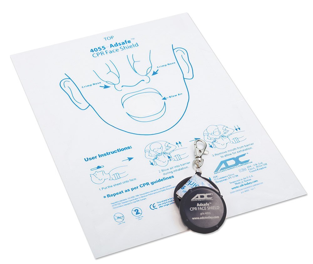 ADC Adsafe CPR Face Shield Keychain