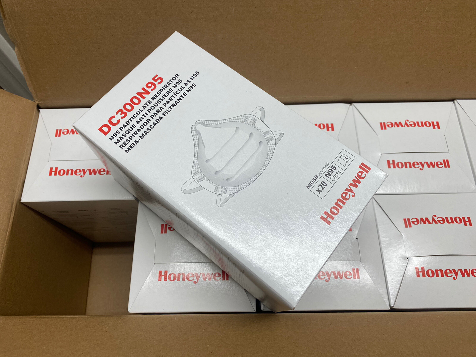 NEW 20O Pieces Honeywell DC300N95 Respirator Particulate Masks N95 NIOSH Approve