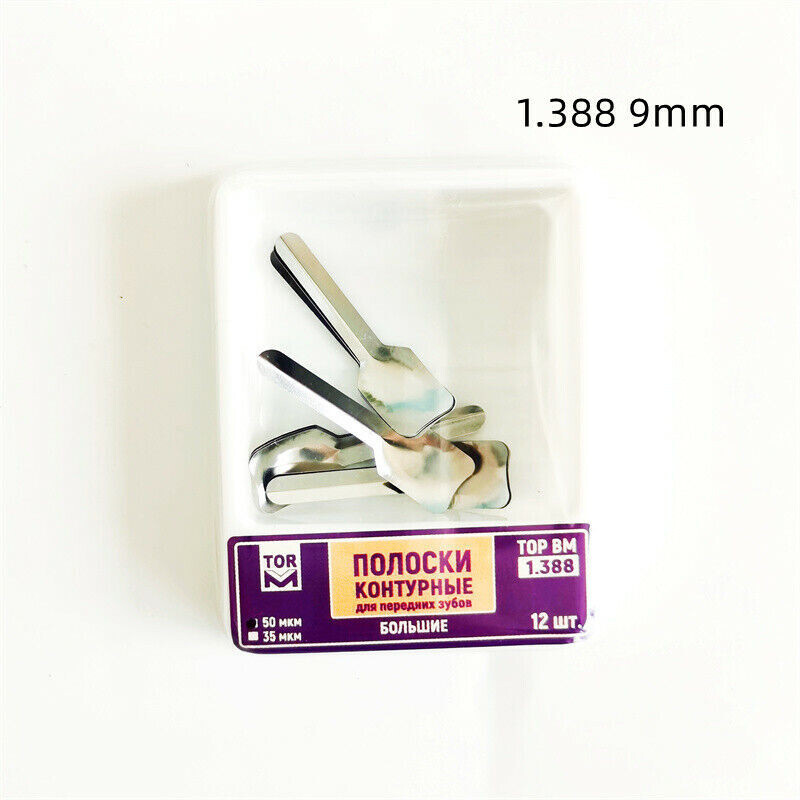 12/ Dental S.S Proximal Anterior Strips Matrices Matrix Band TOR VM 1.387/1.388