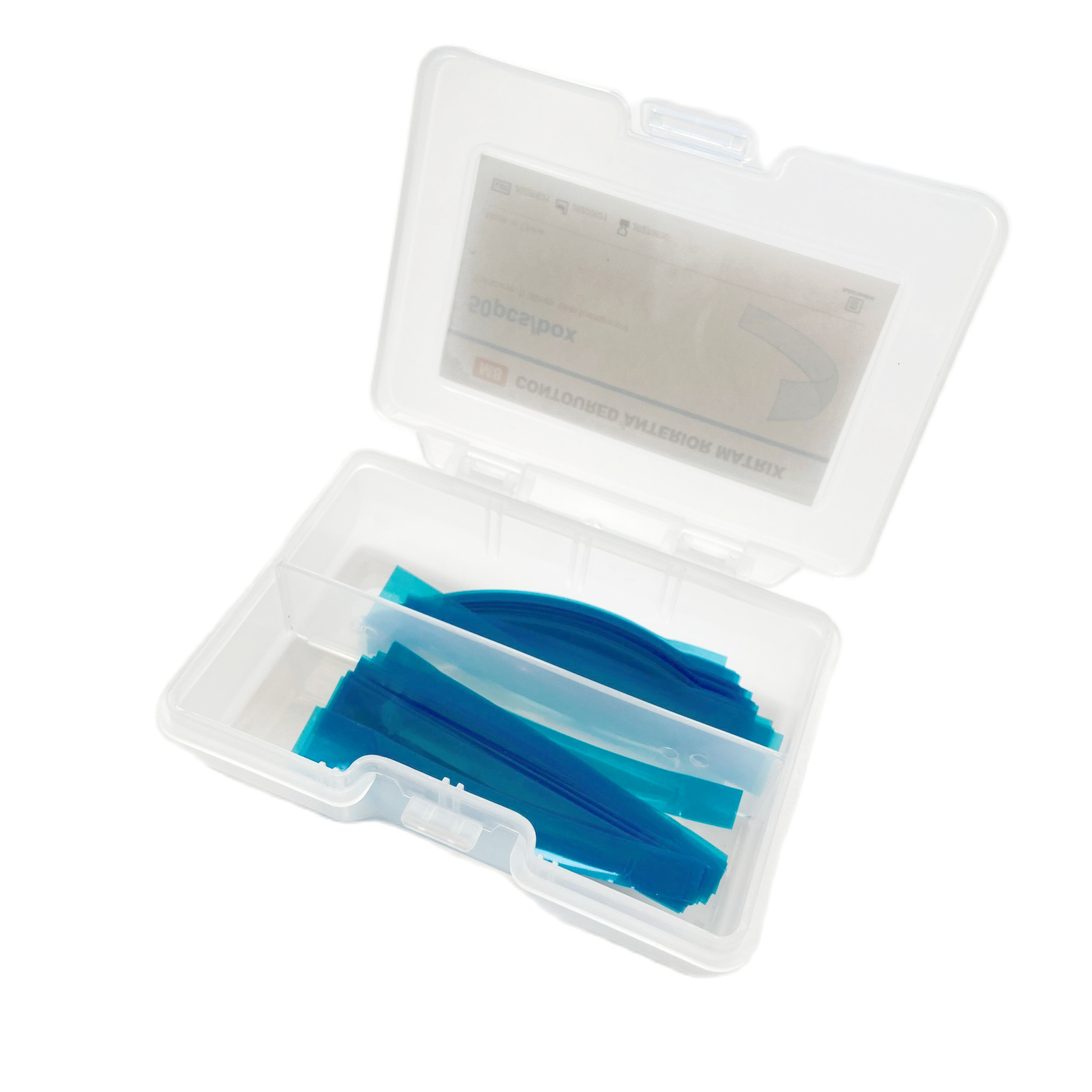50Pcs/Box Dental Blue Strip Anterior Restoration Matrix Composite Resin Matrices