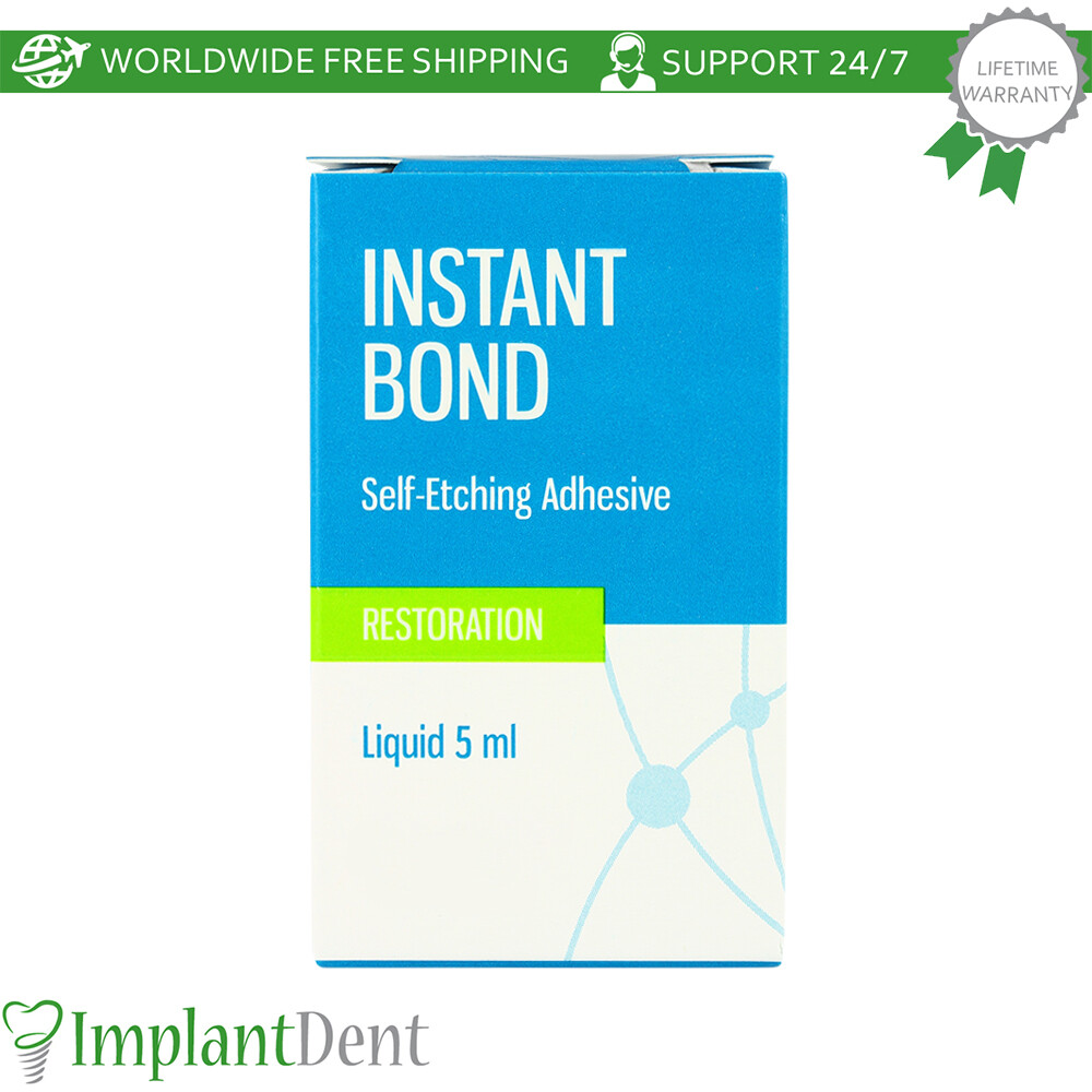 Dental Instant Bond Self-Etching Adhesive 5ml Light Cure 7th Generation Bonding