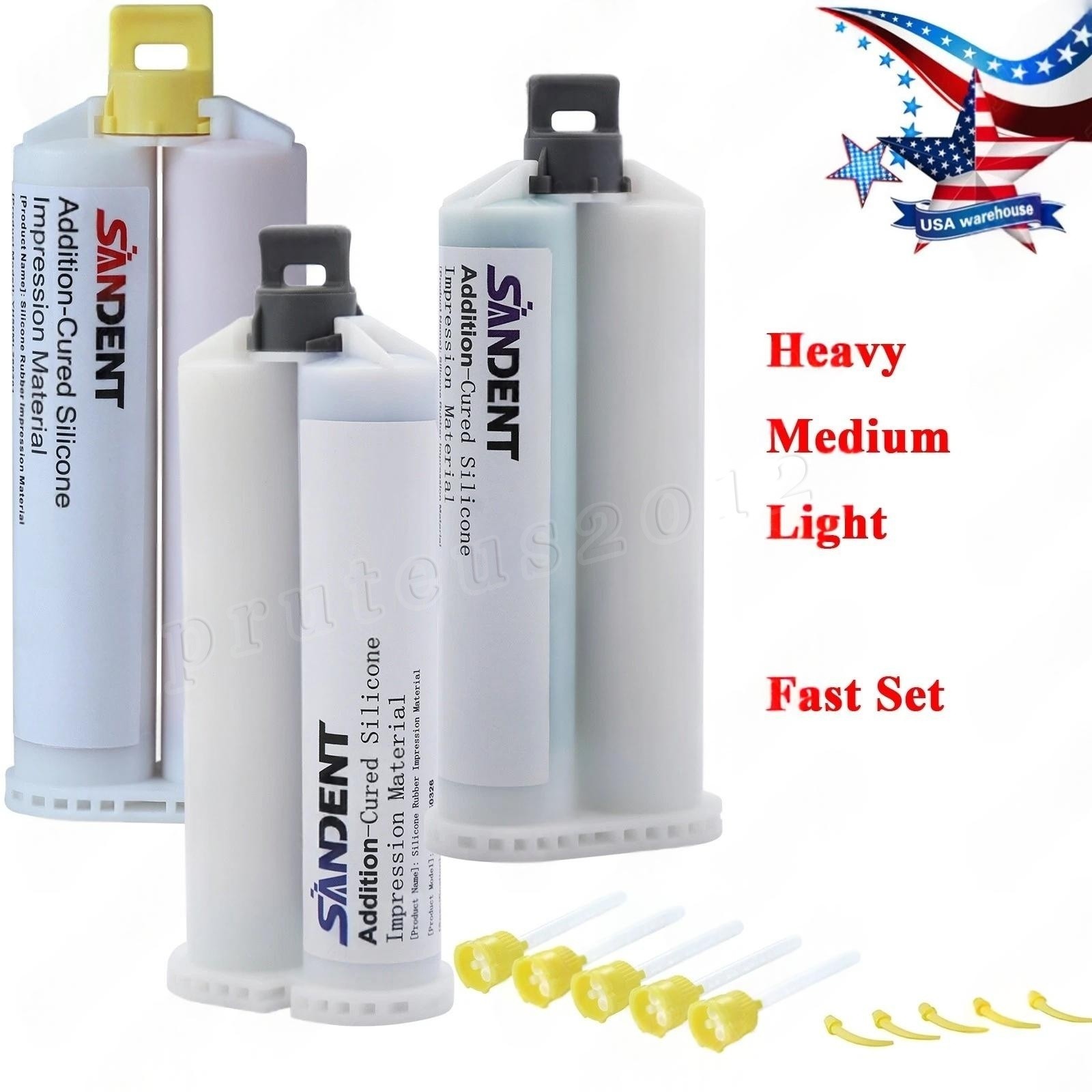 Dental Impression Material, VPS Heavy & Light Body, Fast & Regular (Choose Qtys)