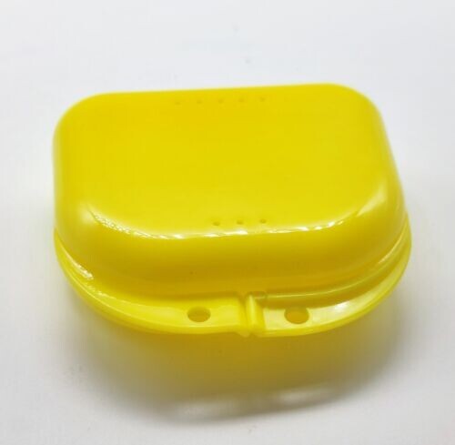 Dental Orthodontic Retainer Denture Storage Box Case Mouthguard Container Colors
