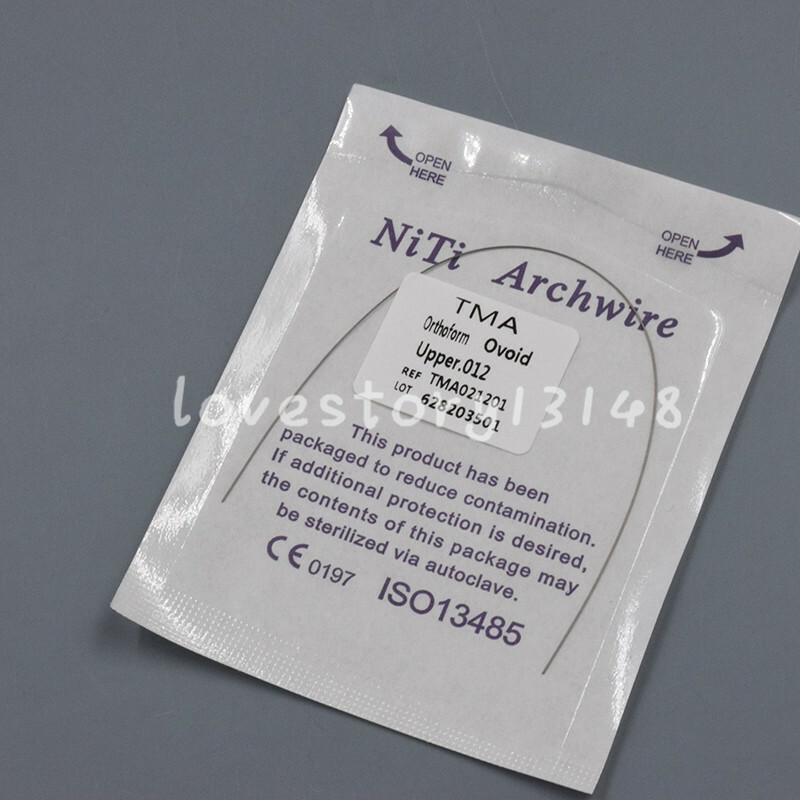 Dental TMA Molybdenum Beta Titanium Ti-Mo Alloy Arch Wire Rectangular/Round