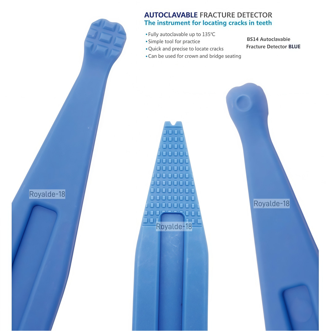 Dental Tooth Cleft Crack Detector Probe 135℃ Fracture Locating Crown Bridge Seat