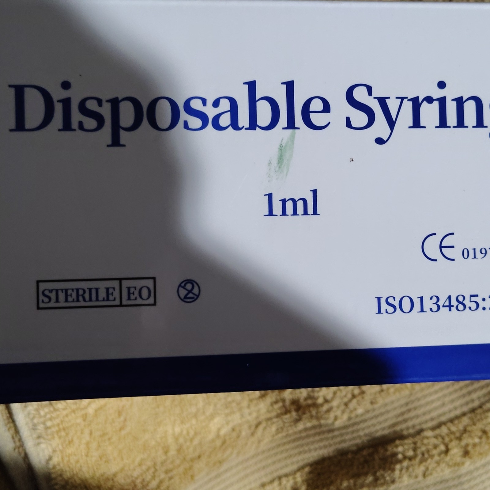 1mL Sterile Disposable Syringe Luer Lock Tip Medical Lab ISO13485 CE 0197