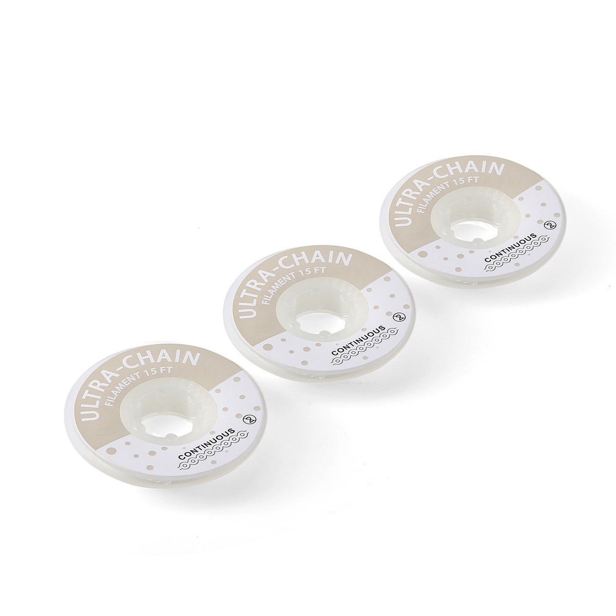 1x Dental Orthodontic Elastic Ultra Power Chain Long /Short /Closed Transparent