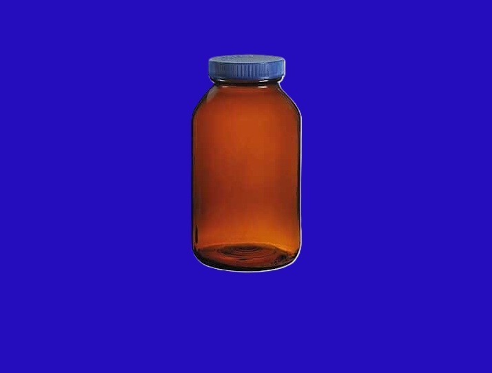 I-Chem Amber Bottles 12/PK 141-0250, 8 oz/250 ml