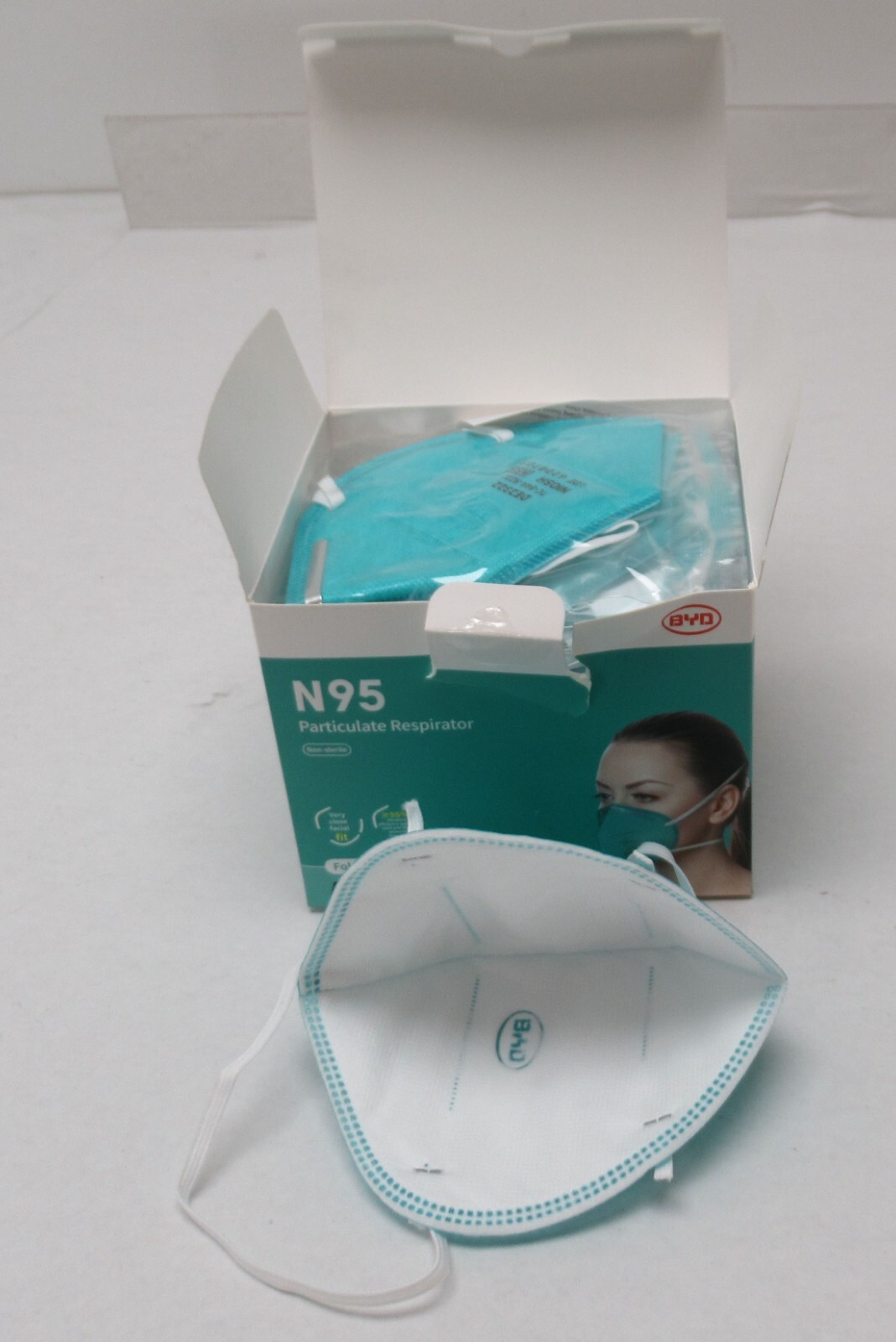 N95 Face Mask Medical Respiratory Protection for 95% Filtering Efficiency Level