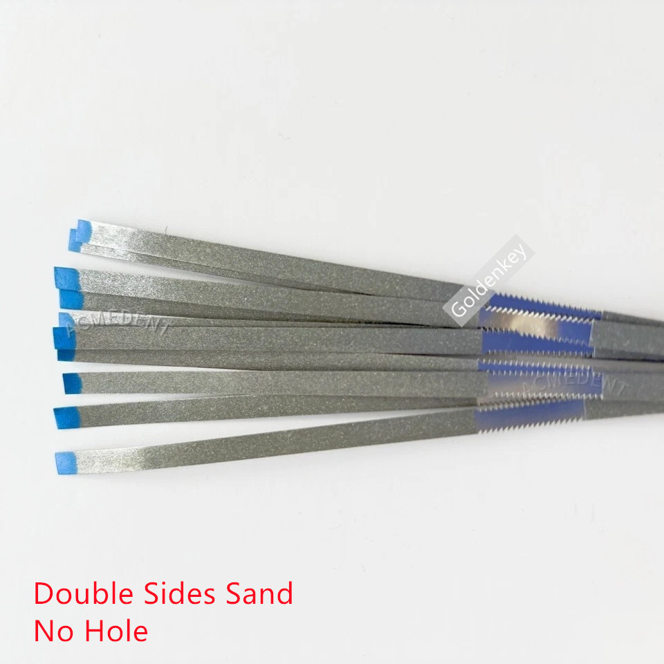 Dental Saw Diamond Polishing Strips Orthodontic IPR Strip Fine Medium USA Double