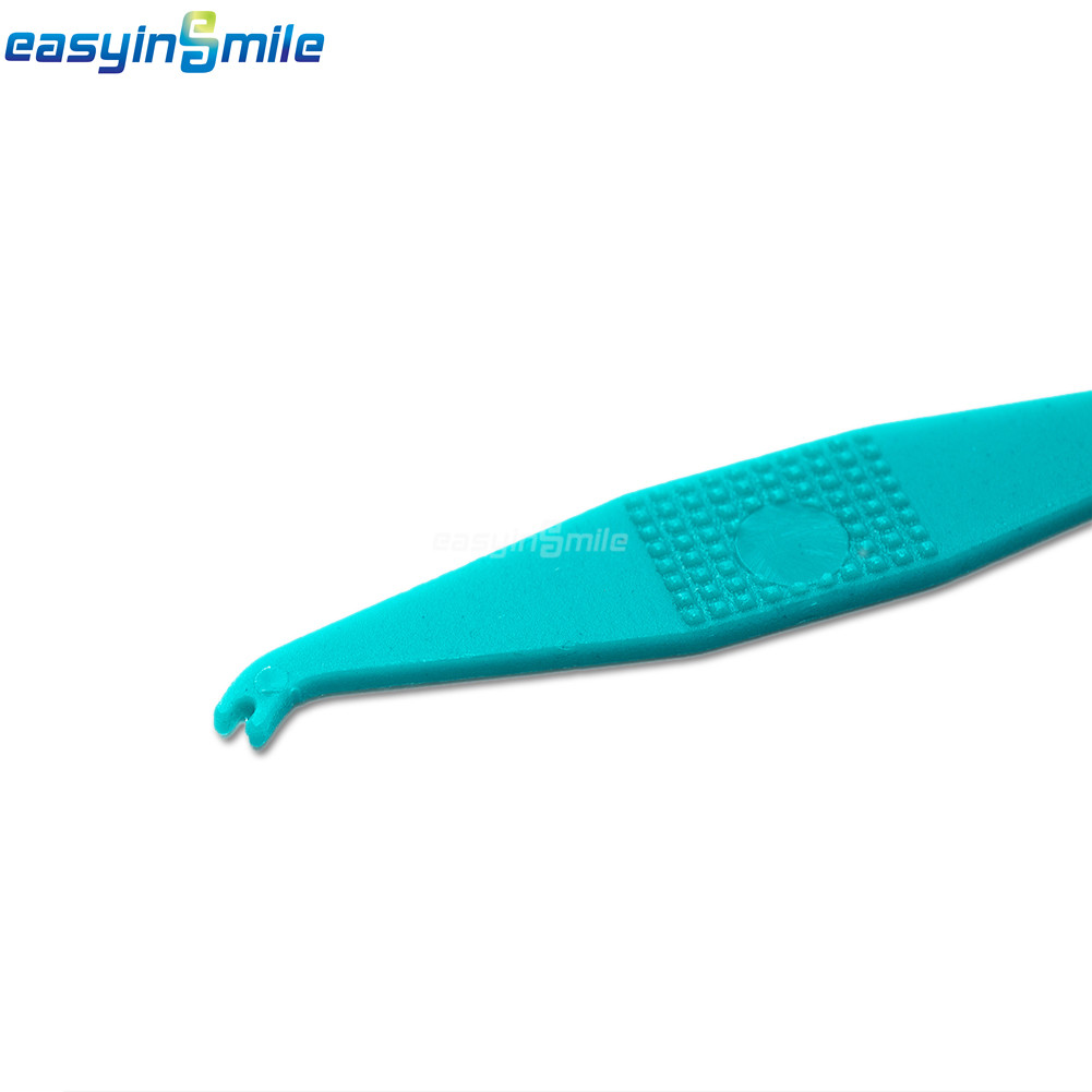 100X Orthodontic Elastic Placer for Braces–Elastic Rubber Band Placers MixColor