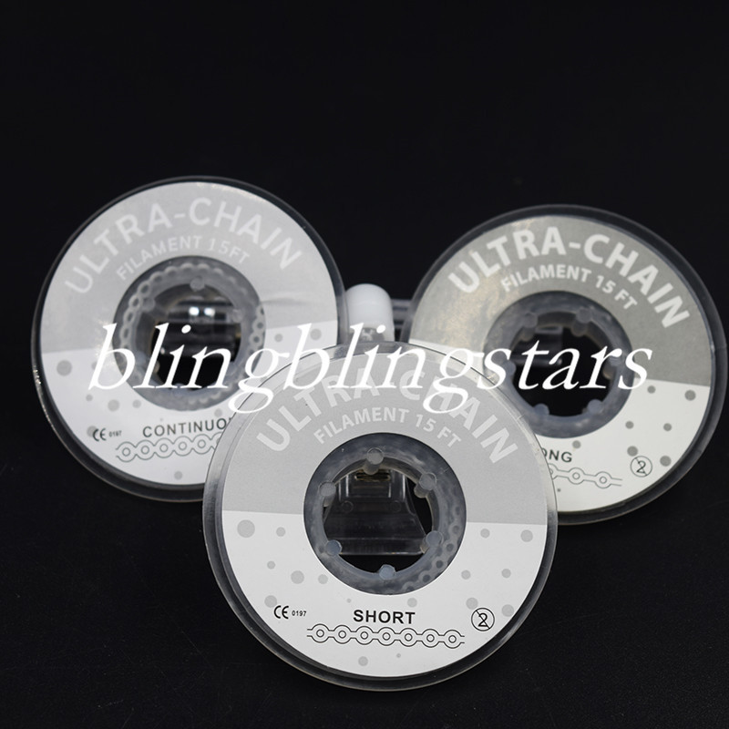 Dental Orthodontic Elastic Power Chain Rubber Band Long/Short/Continuous Grey