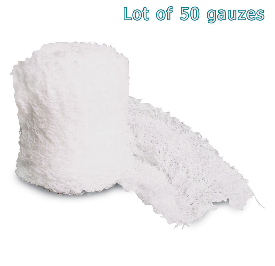 Non-Sterile Kerlix Gauze Roll, 100% Cotton, 6 Ply, 4.5″ X 4.1 Yards, 50/Box