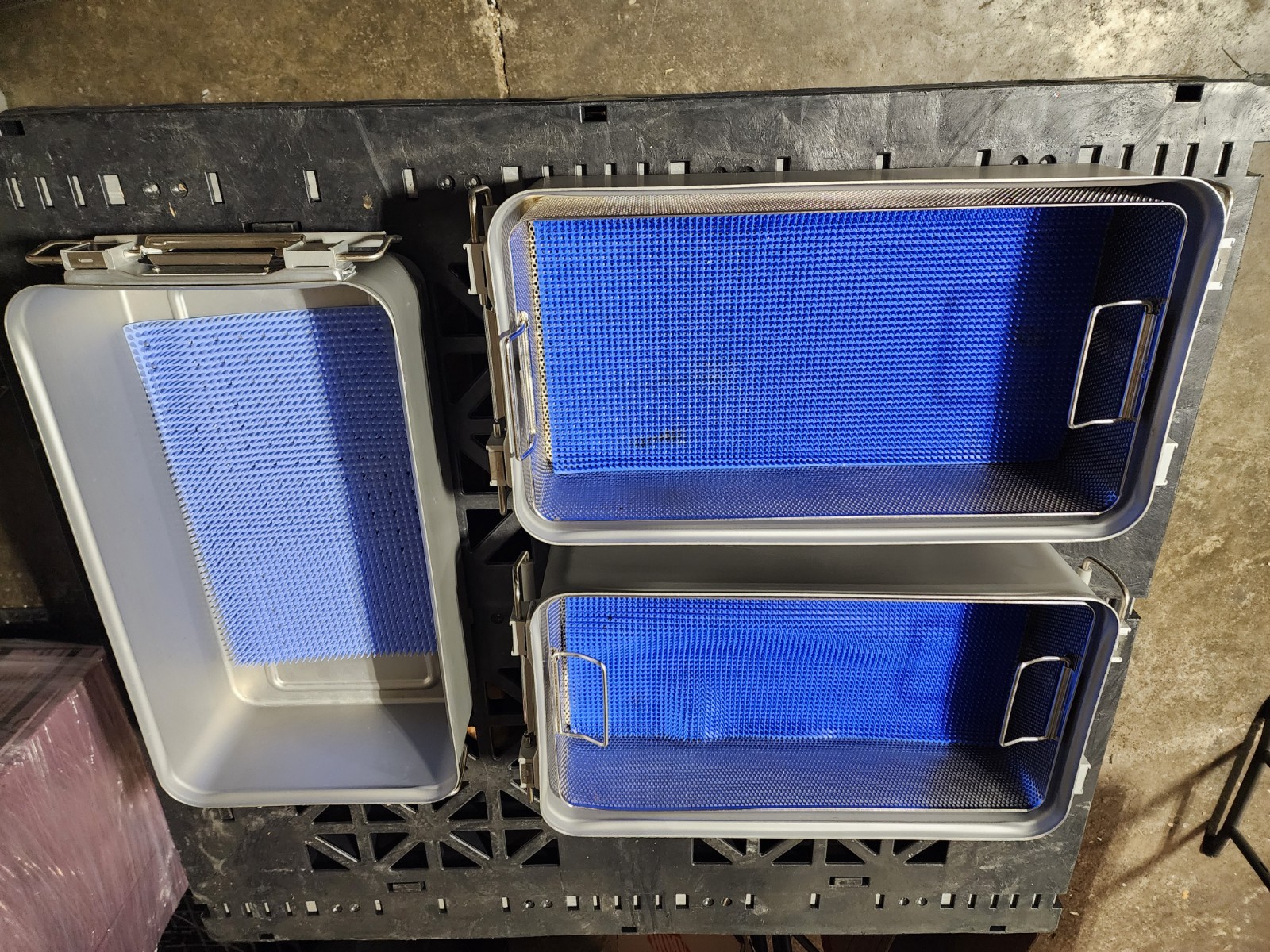 V. Mueller Genesis Sterilization Container System Lot 16 Mixed Sizes 3″–7″