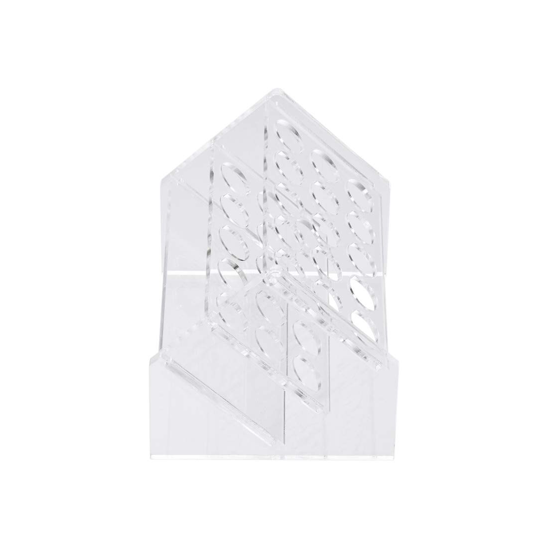 uxcell Slant Rack Acrylic Test Tube Holder 15 Wells for 10ml/15ml Centrifuge …