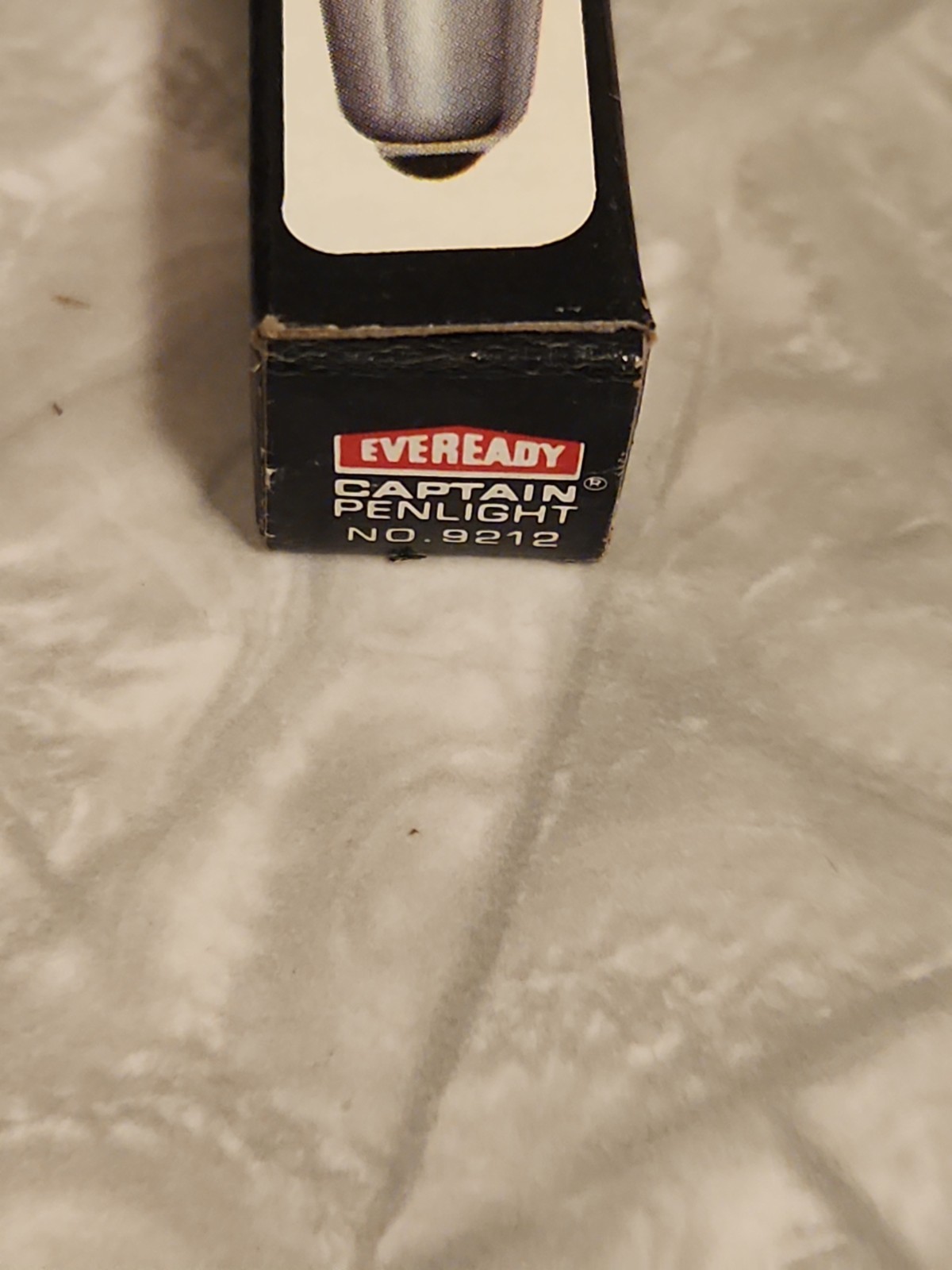 Vintage Ever Ready Captain Slim Pen Light, No. 9212, New Old Stock. Silver.