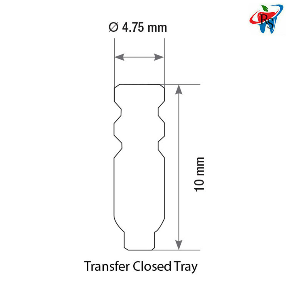 10pcs Dental Standard Body Transfer Closed/ Open Tray Internal Hex 2.42mm