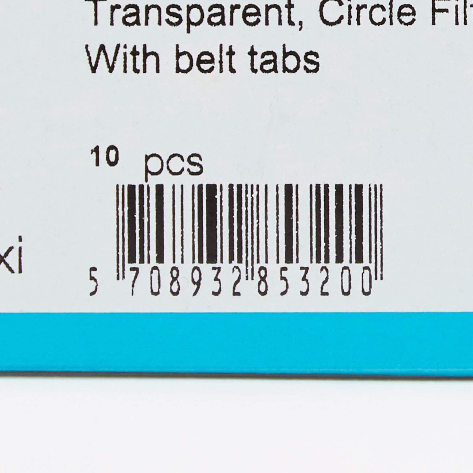 SenSura Mio Convex Ostomy Pouch Drainable 10 Count (Pack of 1), Transparent