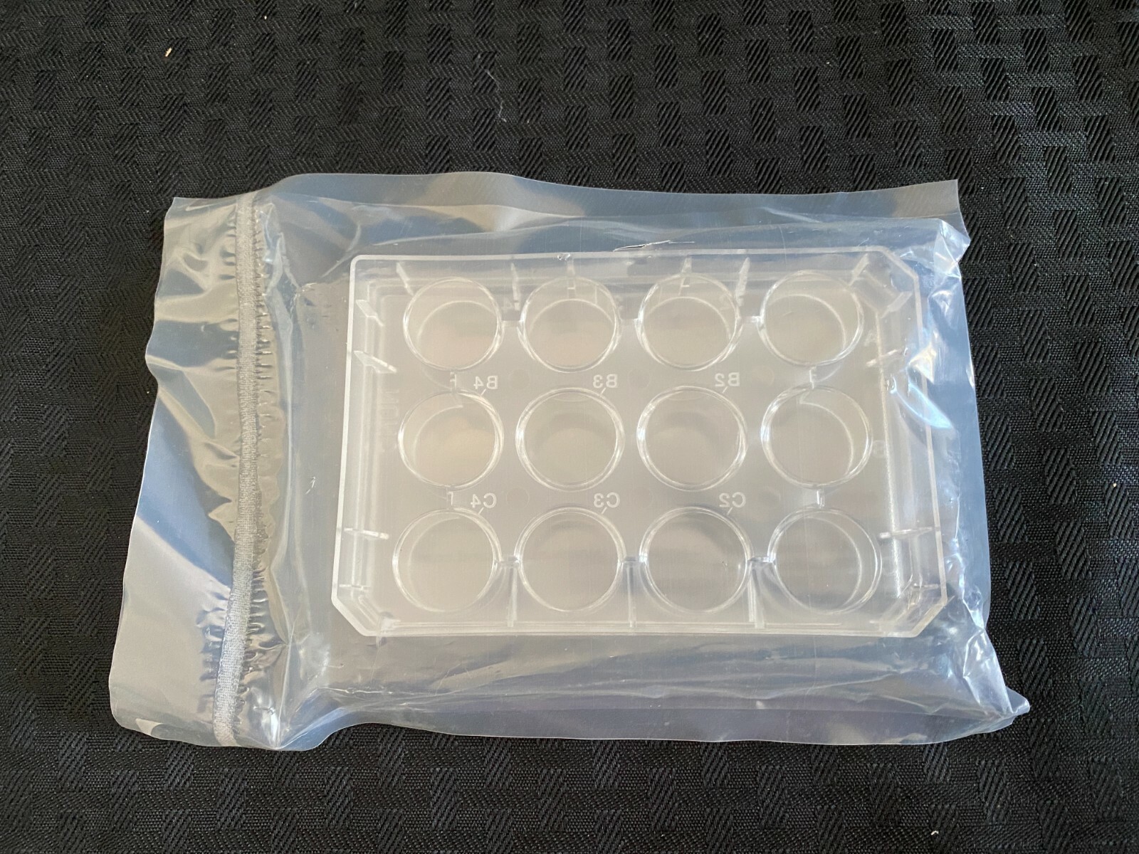 (42) Nunc Polystyrene 2mL 12-Well Multidish Flat Bottom Cell Culture Dish & Lid