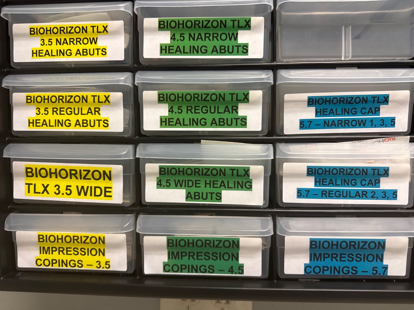 Biohorizons open tray impression copings (all sizes)