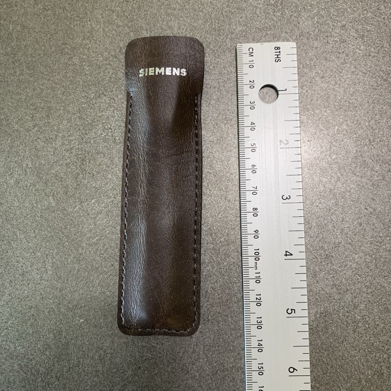Siemens Pacesetter ECG EKG Calipers Germany with Leather Sleeve & Ruler Cap VTG