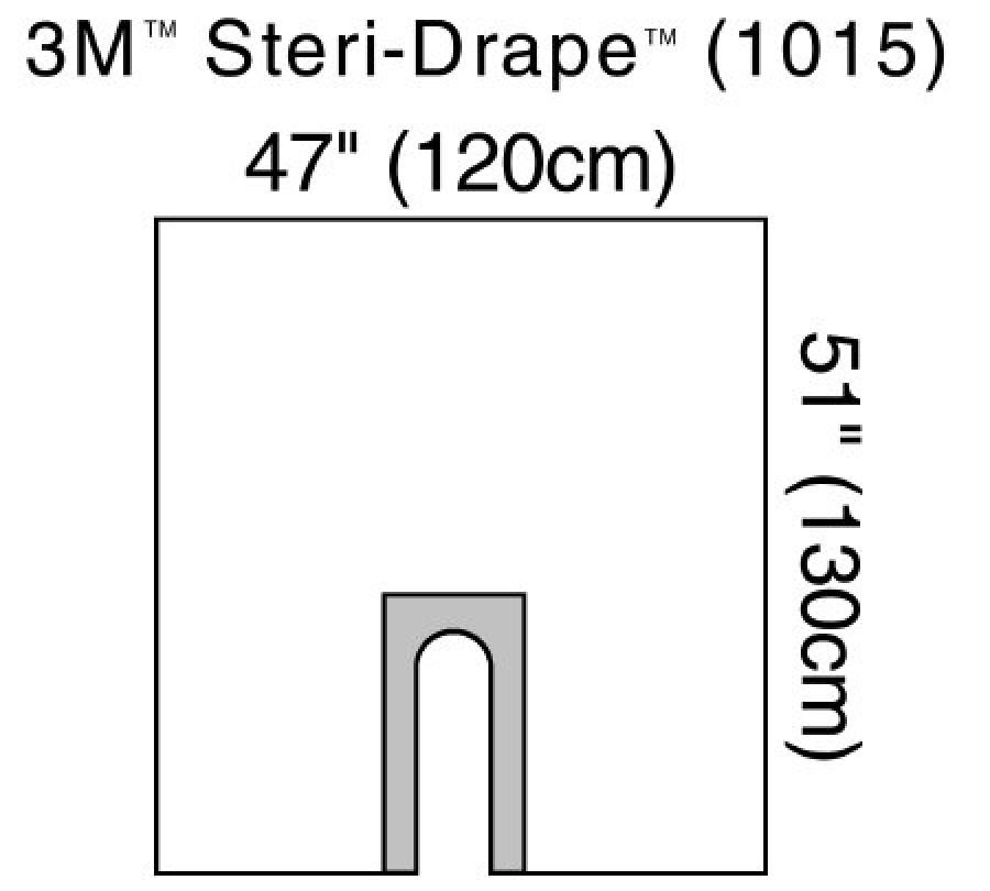 3M Steri-Drape Orthopedic Drape 47 In Widex51 In Long Clear Sterile Free, 10 Ct