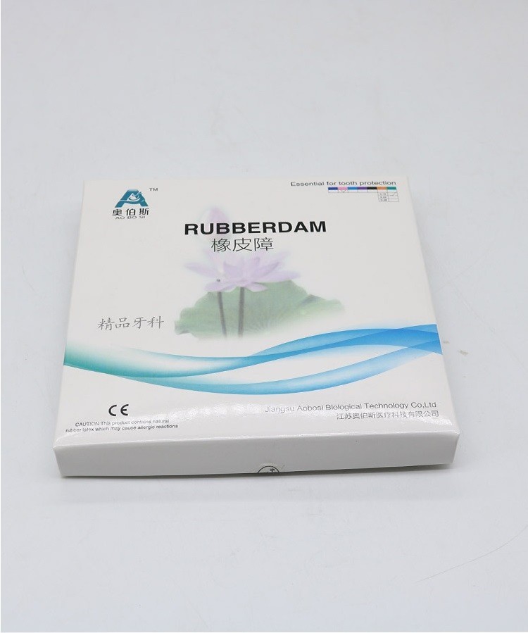 Dental Endodontic Rubber Dam Natural Latex Medium Gauge 6″x6″ 36 Sheets
