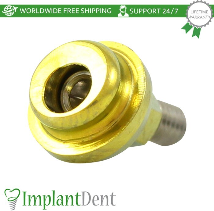 2x Angulated 30° Lokator Titanium Attachment Dental Int Hex Connection 2.42mm