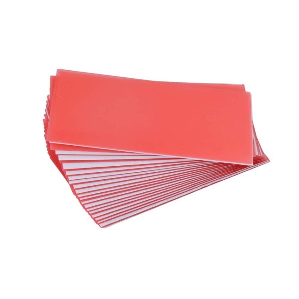 Lab Base Plate Red Utility Wax Sheets for Dental Use 1 Count (Pack of 20)