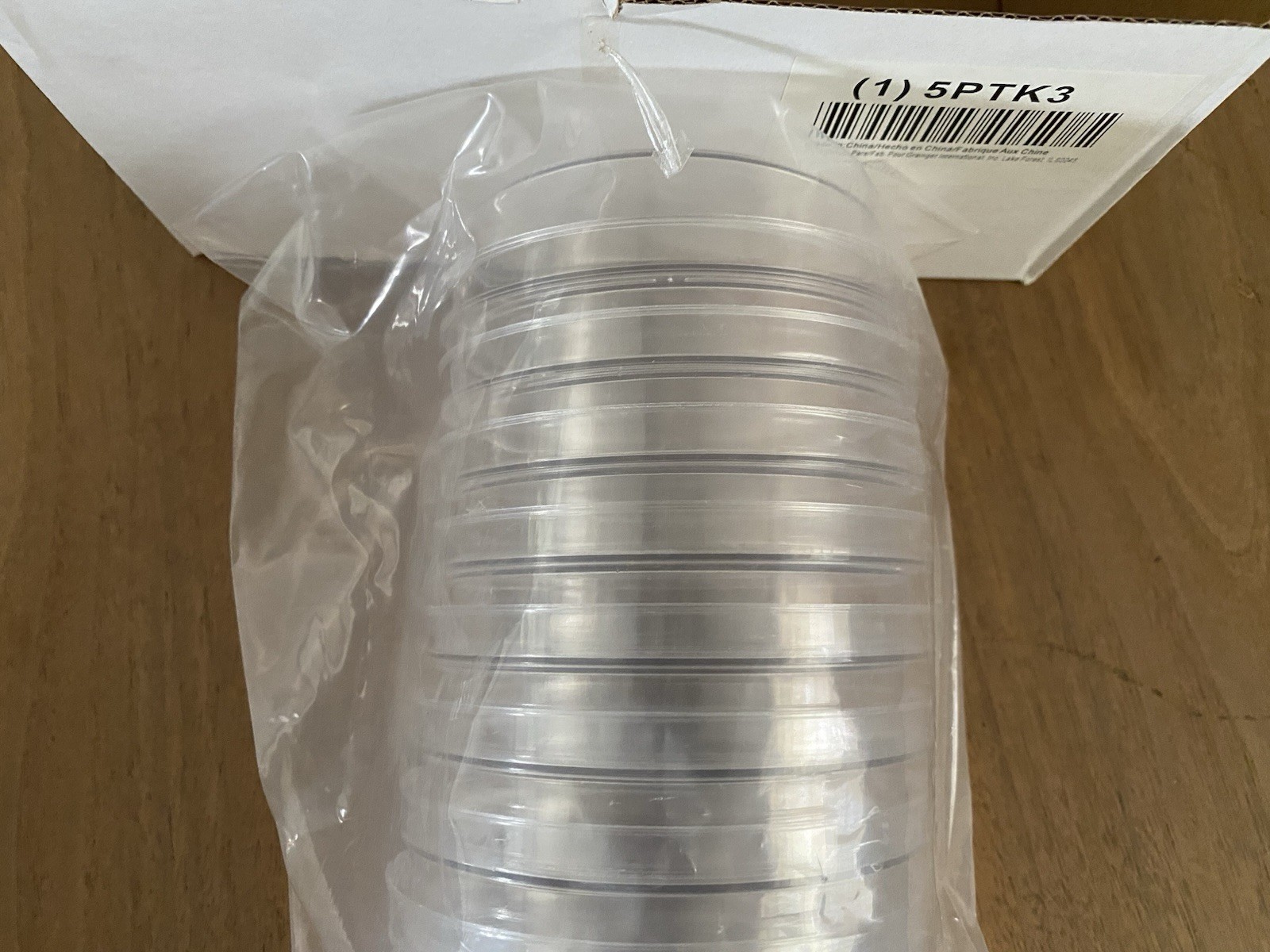 SET OF 24 PETRI DISHES – POLYSTYRENE, 160 mL, 101 x 18 mm, NON-STERILE