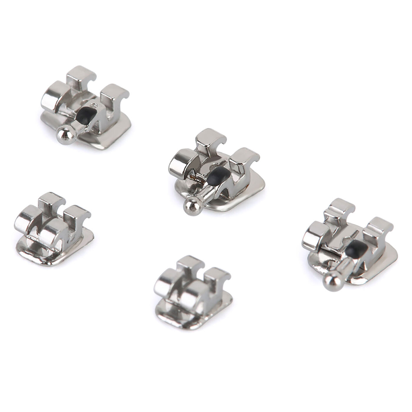 10Pack AZDENT Dental Orthodontic Brackets Braces Mini MBT Slot 022 Hooks 3-4-5