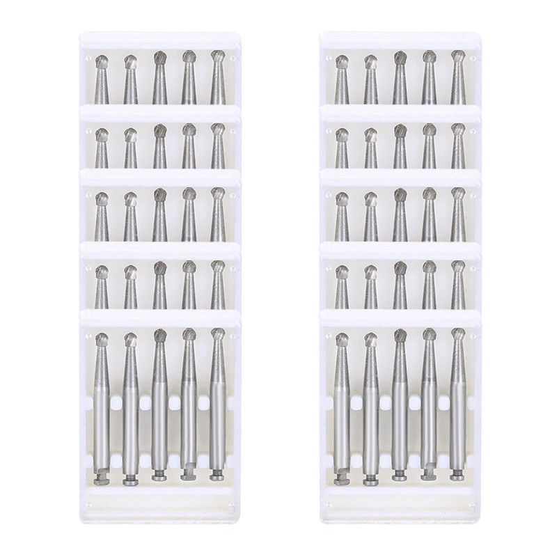 Dental Tungsten Steel Carbide Burs RA 1-8 For Low Speed Contra Angle Handpiece