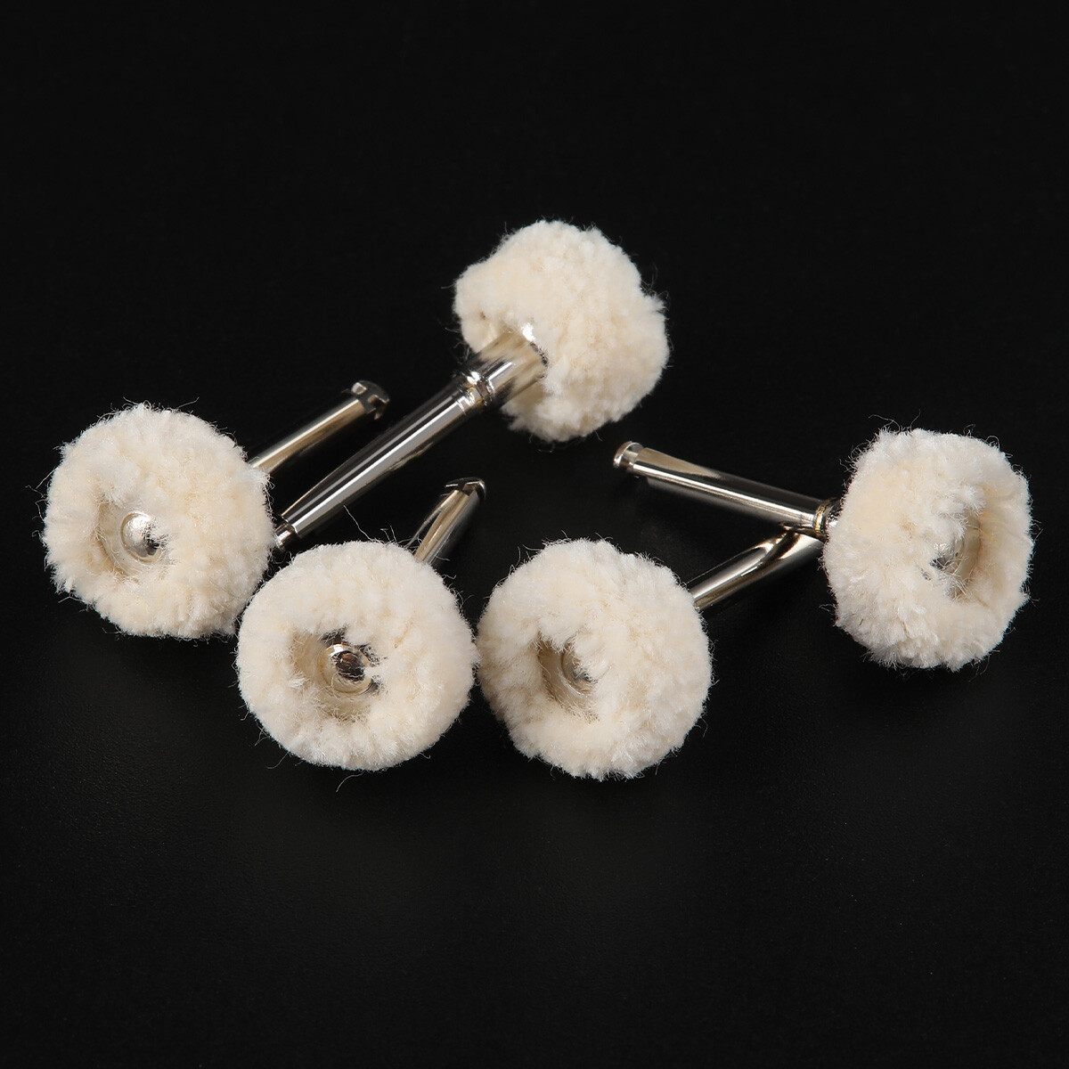 5Pc Cotton Dental Polishing Brush Wheels RA2.35mm Contra Angle RA Latch Type HOT