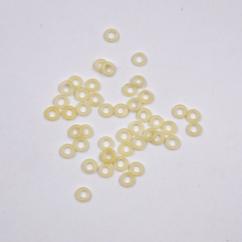 1/8” Dental 6.5 Oz Chipmunk Rings Orthodontic Elastics Rubber Band Brace 100Pcs